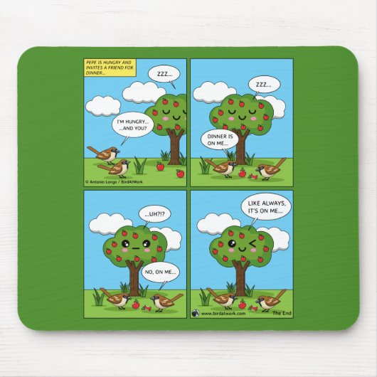 Es geht um mich... Comic Mousepad (Vorne)