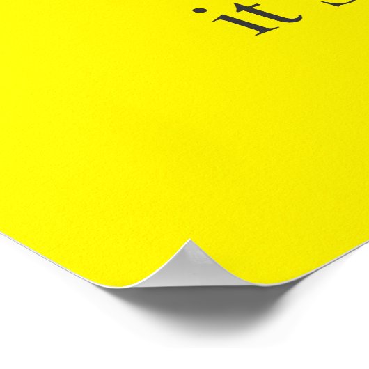 Es geht um mich poster (Ecke)