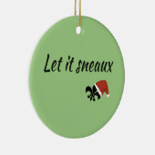 Es gelassen Sneaux Louisiana Cajun Keramik Ornament (Rechts)