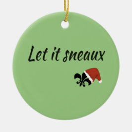 Es gelassen Sneaux Louisiana Cajun Keramik Ornament