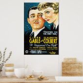 Es geschah eine Nacht Poster (Küche)