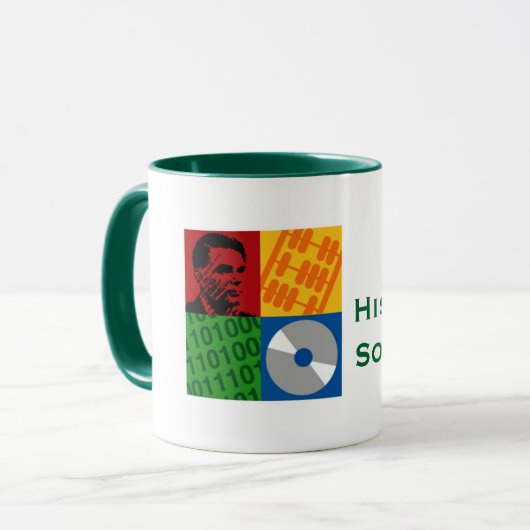 ES Geschichtsgesellschaft 11oz. Tasse (Vorderseite Links)