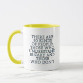 Es gibt 10 Arten Leute… Tasse (Links)