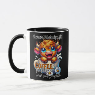 Es gibt 2 Arten von Menschen, Kaffeemenschen und t Tasse