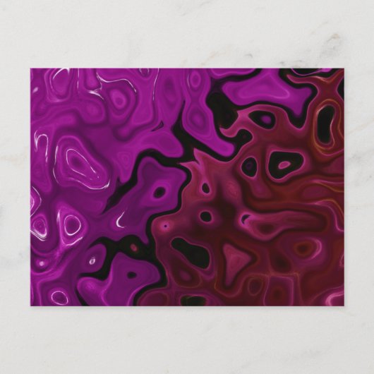 es gibt abstrakt postkarte (Vorderseite)