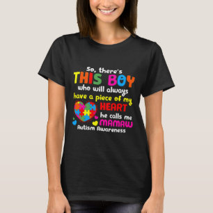 Es gibt also dieses Junge Mamaw Autismus-Bewusstse T-Shirt