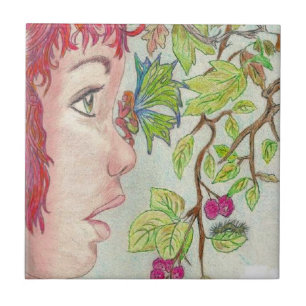 Es gibt auf meiner Nase ein fiary Fliese