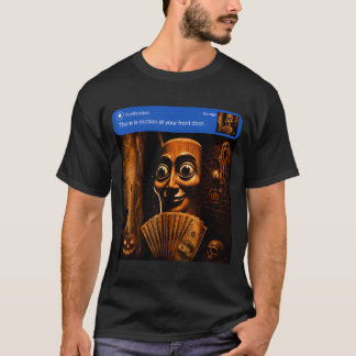 Es gibt Bewegung an der Vordertür Tung Tung Sahur T-Shirt