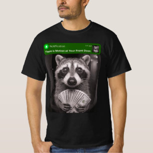 Es gibt Bewegung an Ihrer Vordertür Lustiger Wasch T-Shirt