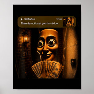 Es gibt Bewegung vorne Tung Tung Tung Sahur 67 Poster