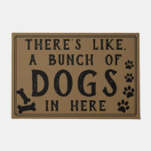 Es gibt da ein paar Hunde | Funny Fußmatte (Vorderseite)