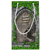 Es gibt Drachen King Arthur mittelalterliche Drach Kleine Geschenktüte (Rückseite)