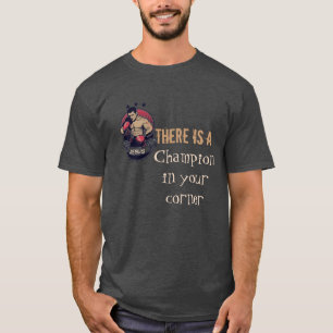 Es gibt ein Champion-T-Shirt T-Shirt
