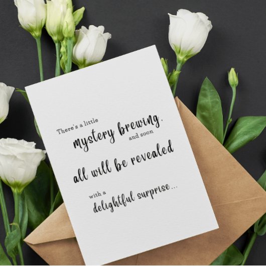 Es gibt ein kleines Mystery Brewing - Einzigartige Karte