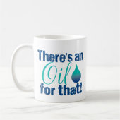Es gibt ein Öl für das blaues aquamarines Kaffeetasse (Links)