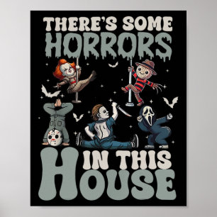 Es gibt ein paar Horror in diesem Haus Funny Horro Poster
