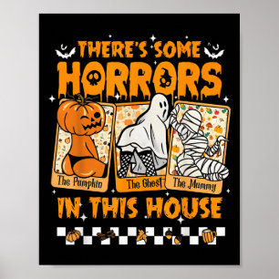 Es gibt ein paar Horror in diesem Haus Funny Horro Poster