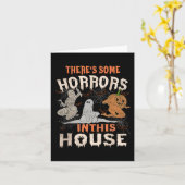 Es gibt ein paar Horror in diesem Haus Halloween P Karte (Gelbe Blume)