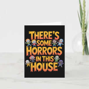 Es gibt ein paar Horror in diesem Haus lustiges Ha Karte
