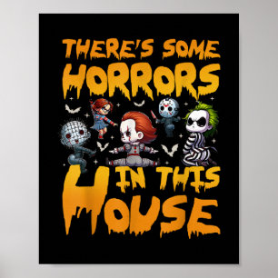 Es gibt ein paar Horror in diesem Haus lustiges Ha Poster