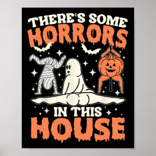 Es gibt ein paar Horror in diesem Haus Pumpkin Gho Poster