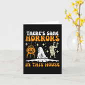 Es gibt ein paar Horror in diesem Haus zu sonnigen Karte (Gelbe Blume)