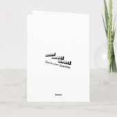 Es gibt ein paar Joes in diesem Haus Angesagt-Hop— Karte (Rückseite)