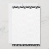 Es gibt ein Party! Rosa Hexe-Einladung Einladung (Rückseite)