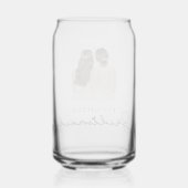 Es gibt eine Brautjungfrau Dosenglas (Rückseite)