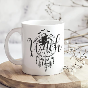 Es gibt eine kleine Hexe in uns allen - Hexe Boho Jumbo-Tasse