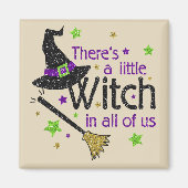 Es gibt eine kleine Hexe in unserem ganzen Magnet (Vorne)