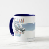 Es gibt eine Kunst zur Rocket-Wissenschafts-Tasse Tasse (Vorderseite Links)