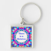 Es gibt eine Lösung Schlüsselanhänger (Vorne)