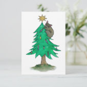 Es gibt eine Possum-Aufnahme des Weihnachtsbaumes (Stehend Vorderseite)