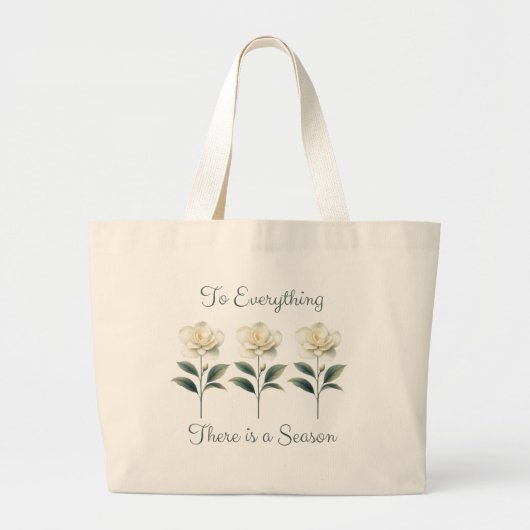 Es gibt eine Saison Gardenia Tote Tasche (Vorne)
