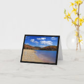 Es gibt eine Saison... Karte (Gelbe Blume)