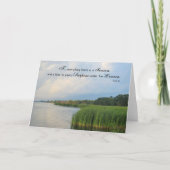 Es gibt eine Season - Scripture Card Dankeskarte (Vorderseite)