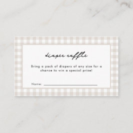 Es gibt einen Bun in der Oven Neutral Baby Dusche Begleitkarte