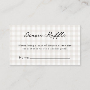 Es gibt einen Bun in der Oven Neutral Baby Dusche Begleitkarte