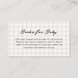 Es gibt einen Bun in der Oven Neutral Baby Dusche Begleitkarte