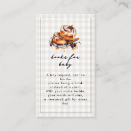 Es gibt einen Bun in der Oven Neutral Baby Dusche Begleitkarte
