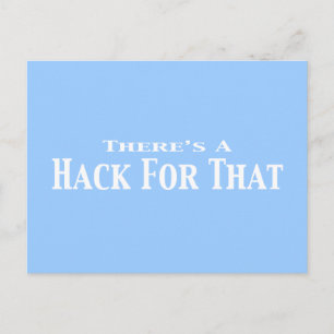 Es gibt einen Hack für diese Geschenke Postkarte