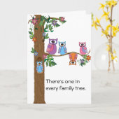 Es gibt einen in jedem Stammbaum. Karte (Gelbe Blume)