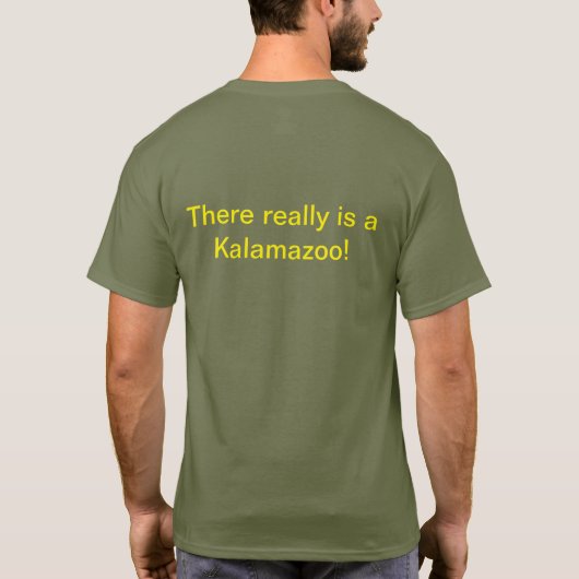 Es gibt einen Kalamazoo, MI T-Shirt (Rückseite)