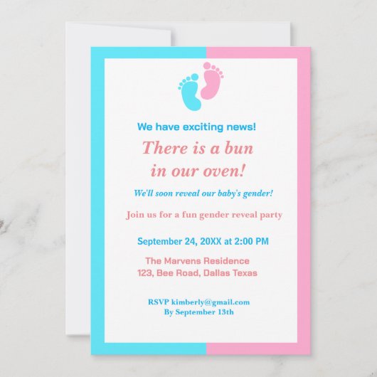 Es gibt einen Knochen in unserem Ofengeschlecht Einladung (Vorderseite)