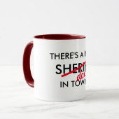 es gibt einen neuen Sheriffdoktor im Tasse (Vorderseite Links)