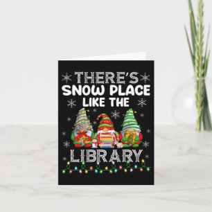 Es gibt einen Schneeplatz wie die Bibliothek Chris Karte