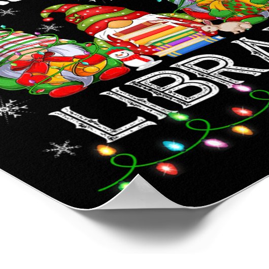 Es gibt einen Schneeplatz wie die Bibliothek Chris Poster (Ecke)