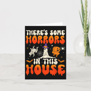 Es gibt einige Horror in diesem Haus Funny Ghost H Karte