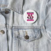 Es gibt einige Horror in diesem Haus Funny Horror Button (Beispiel)